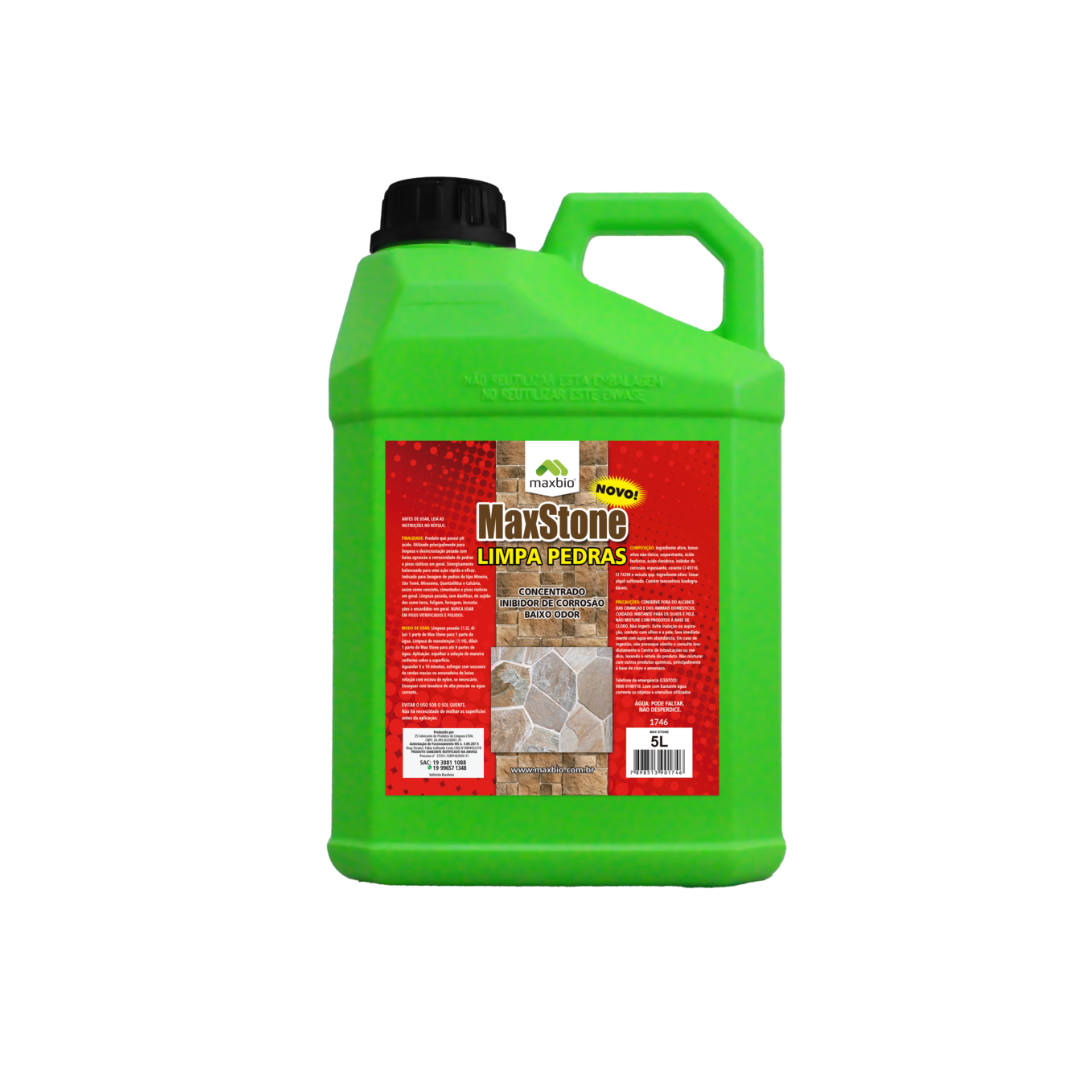 MAXSTONE LIMPA PEDRAS MAXBIO 5L