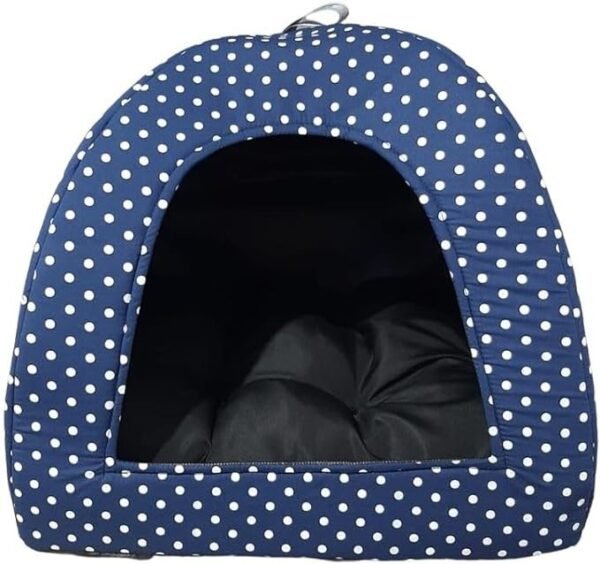 Cama Pet 2x1: Casinha Cabana e Toca Iglu com Almofada Confortável para Cães e Gatos - Versatilidade e Conforto em um Único Produto