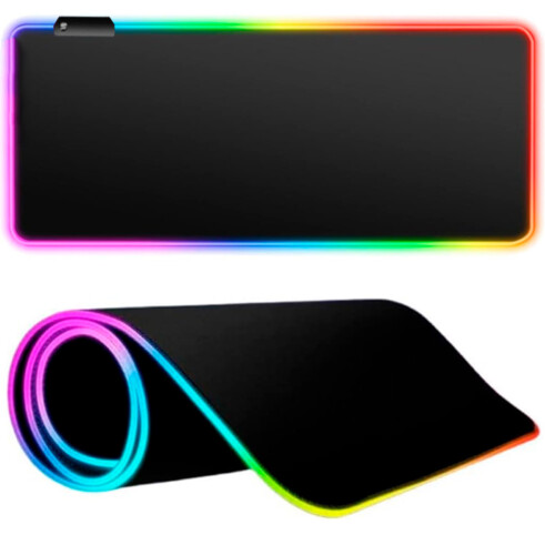 Mouse Pad Gamer com Led RGB - Imagem 2