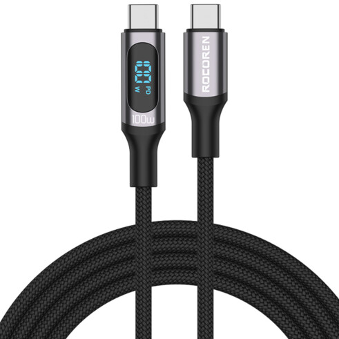 Cabo USB-C Rocoren Ruijie PD Digital Fast USB-C - Imagem 2