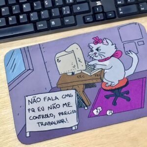 Mouse Pad – Gata Marie Que Conversa Demais