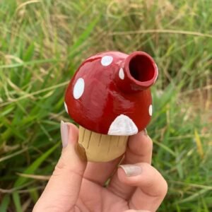 Incensário Cogumelo – Cerâmica