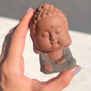 Escultura Buda Cerâmica