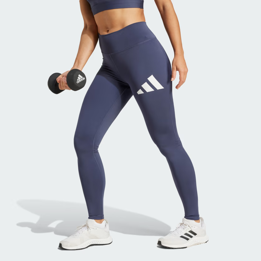 Legging Train Essentials Big Logo Full - Azul
