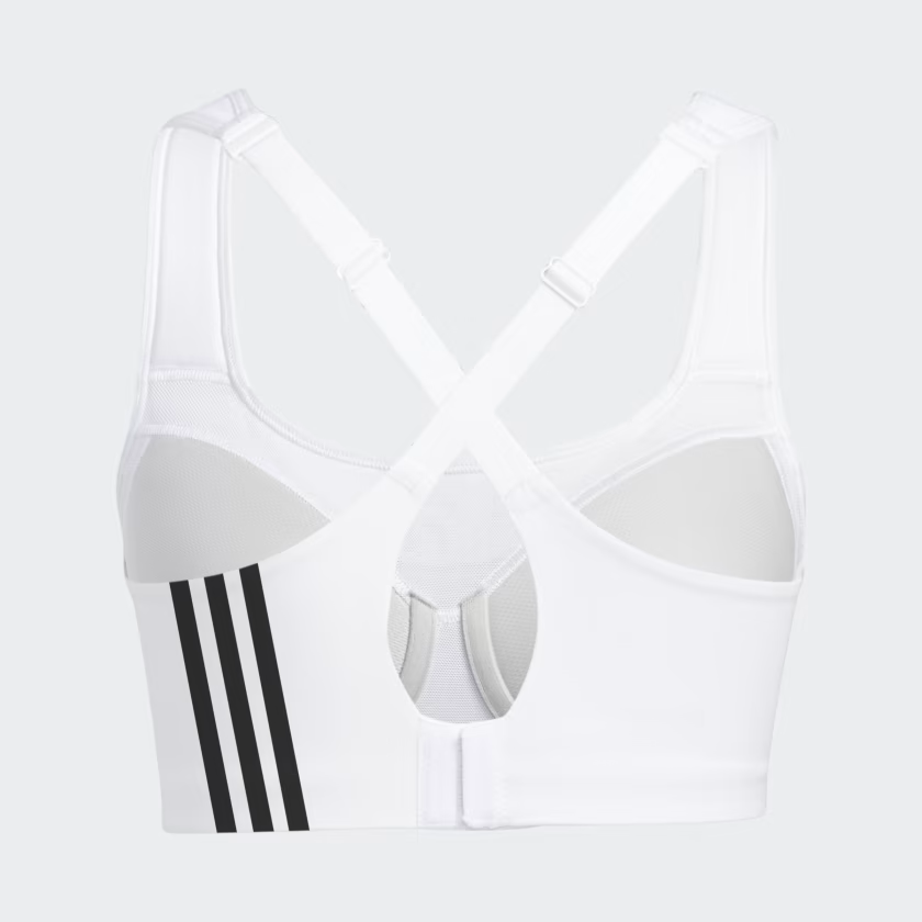 Top Treino Alto Suporte adidas TLRD Impact- Branco - Imagem 2