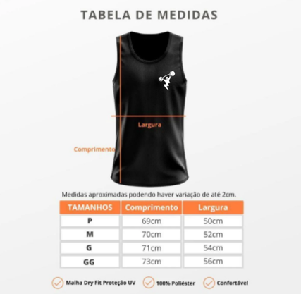Regata Feminina Dry Lisa Básica Proteção Solar UV Térmica - Cinza - Imagem 3