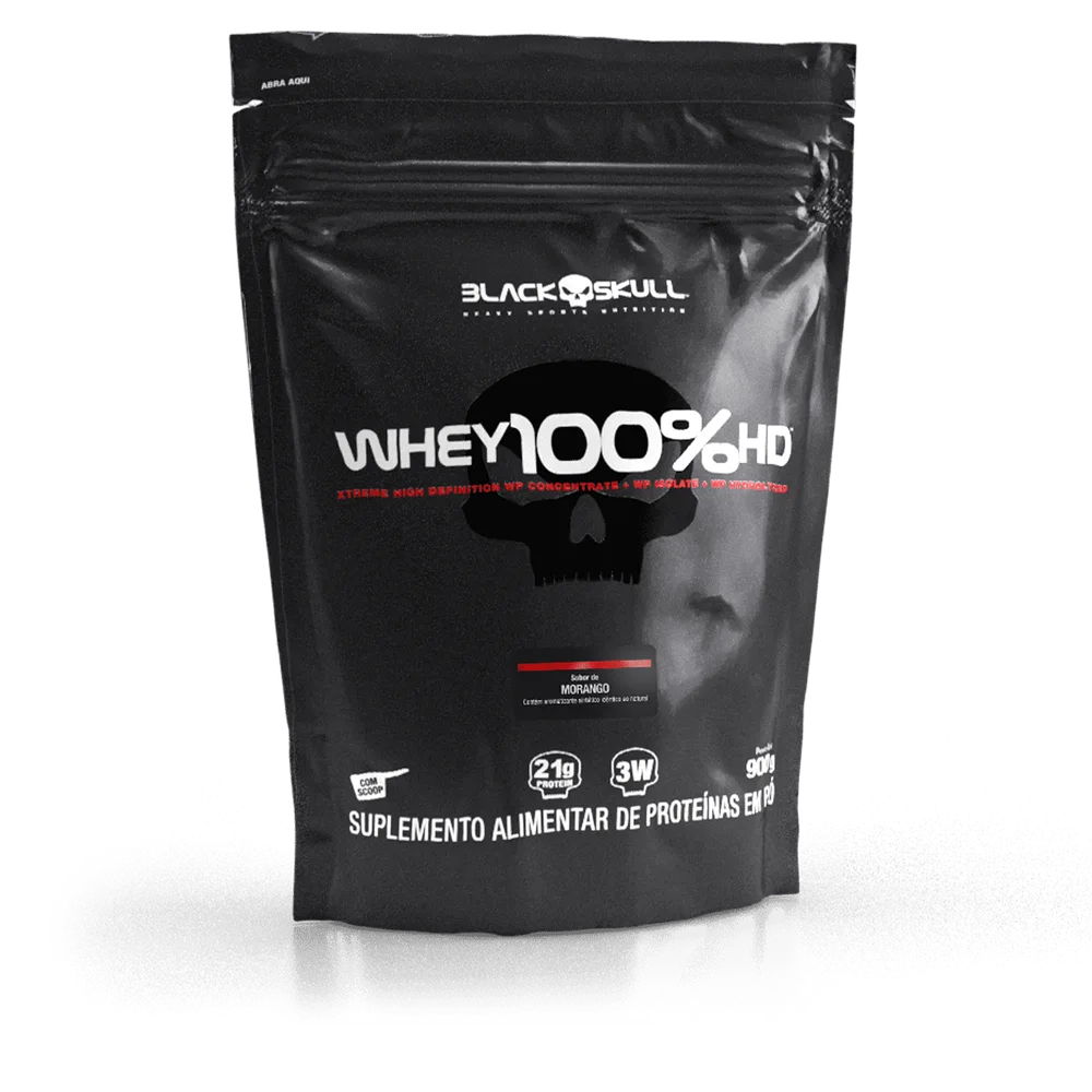 Whey 100% HD — Black Skull
