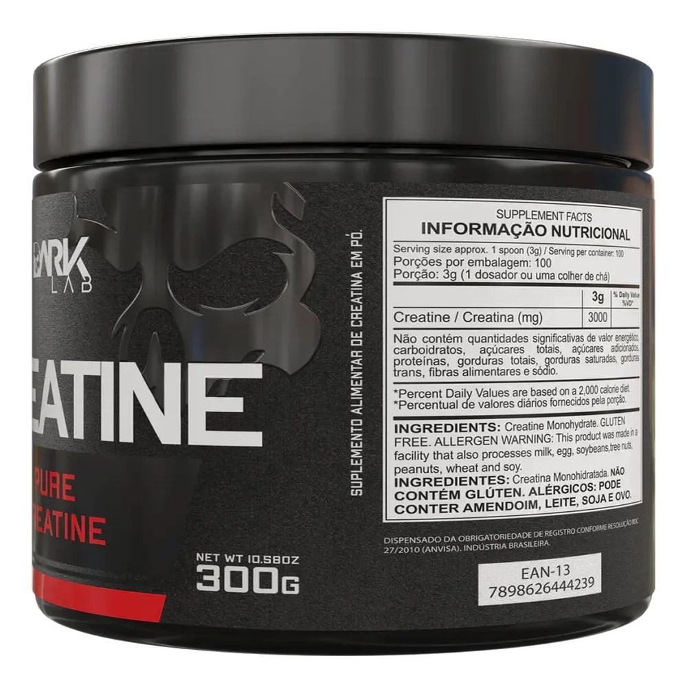 Creatina — DarkLab — Informações nutricionais