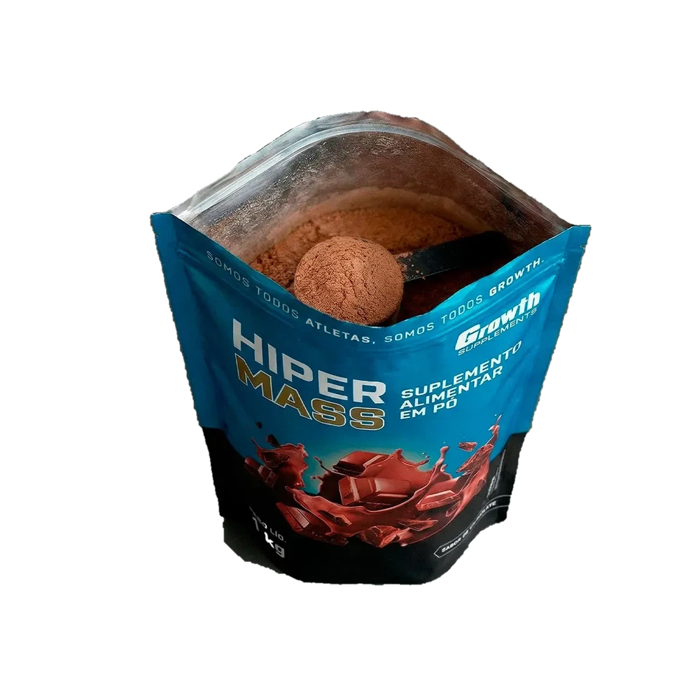 Hiper Mass — Growth Supplements — Produto aberto