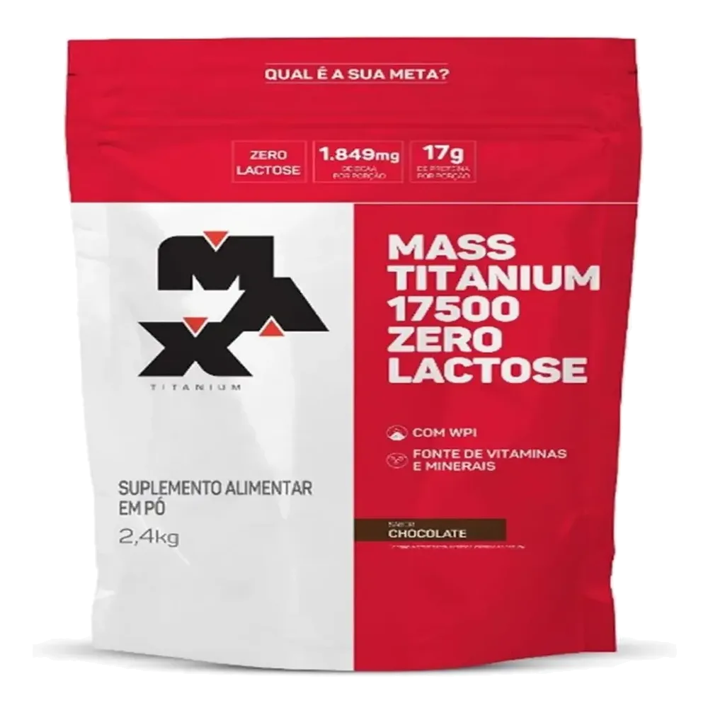 Mass Titanium 17500 Zero Lactose 2,4kg — Max Titanium