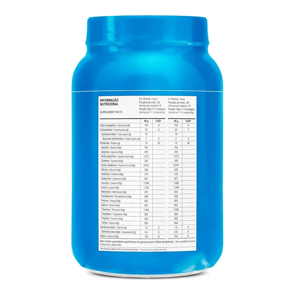 Whey Pro 1kg Baunilha — Max Titanium — Informações nutricionais