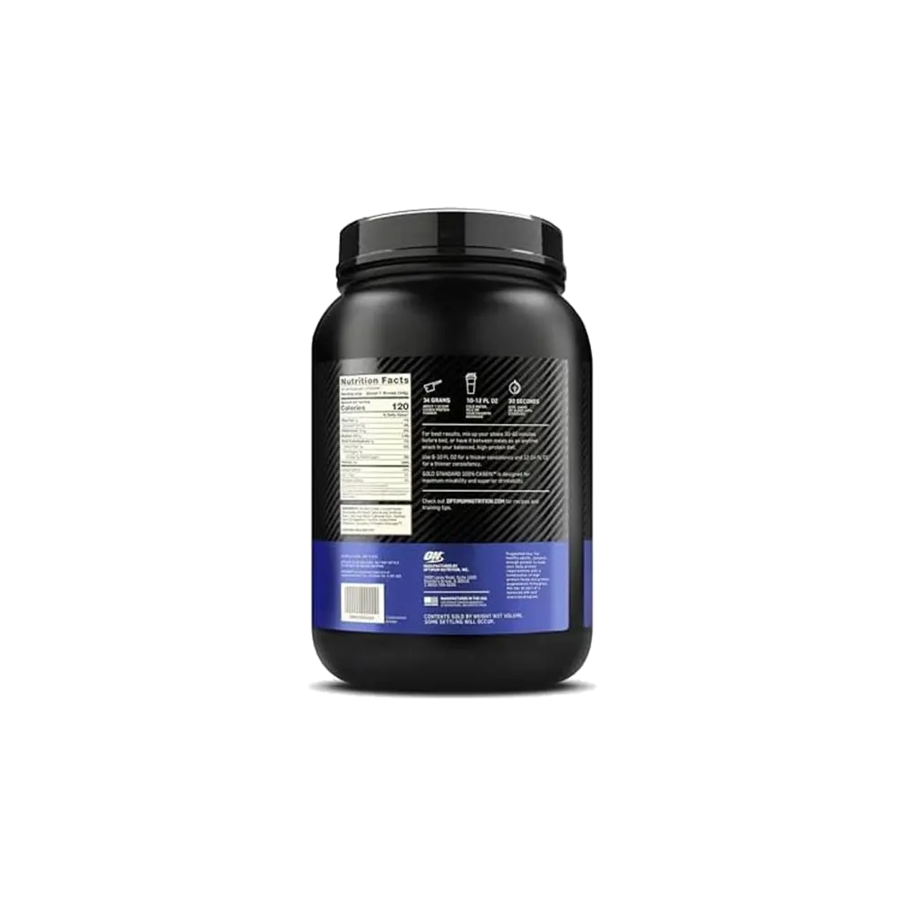 Gold Standard Casein — Optimum Nutrition — Informações nutricionais