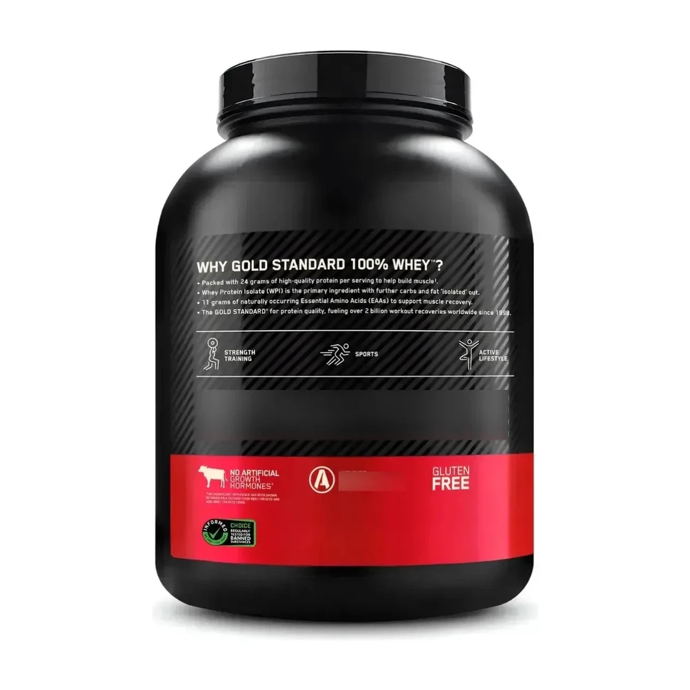 Gold Standard Whey — Optimum Nutrition — Verso do produto