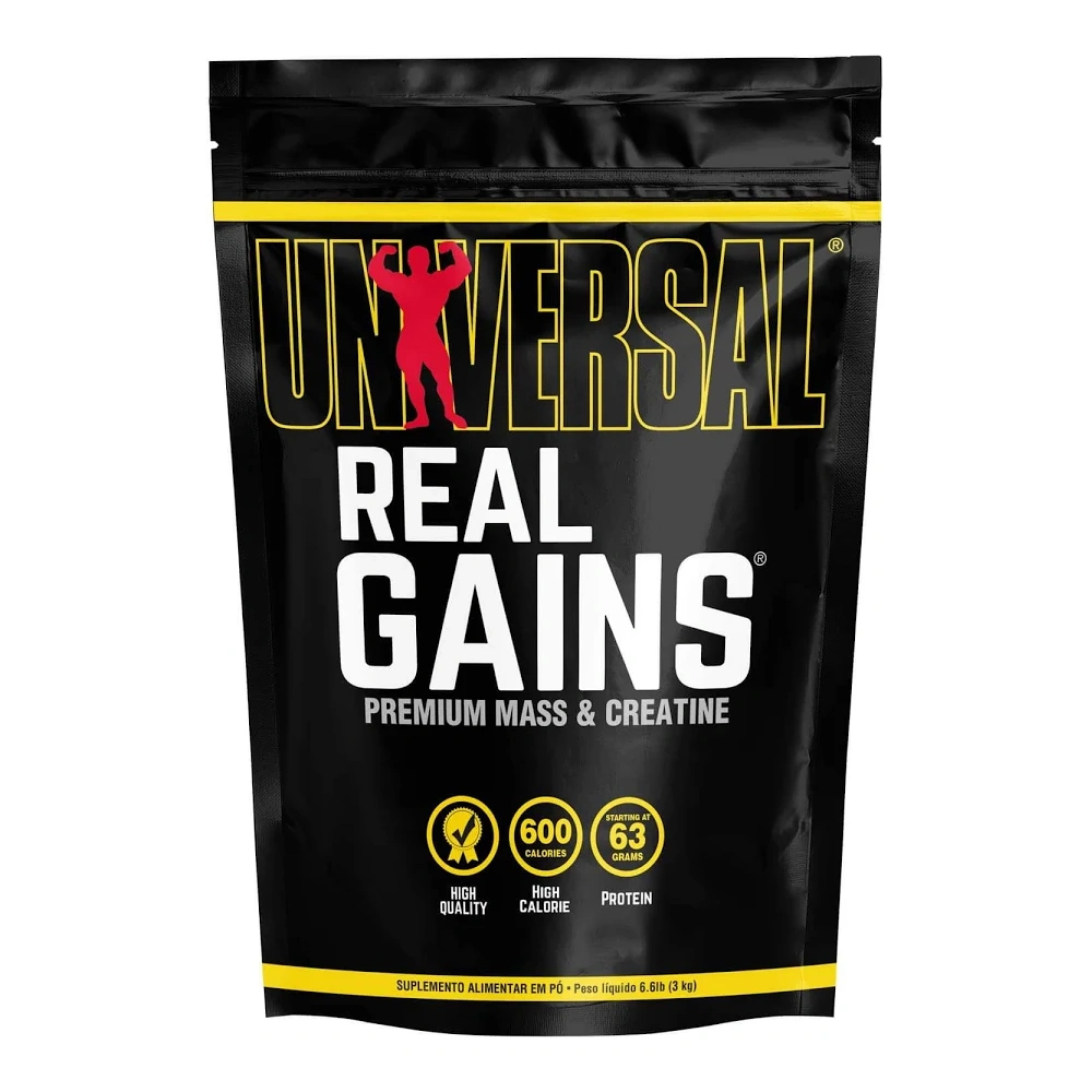 Real Gains 3kg Chocolate — Universal Nutrition