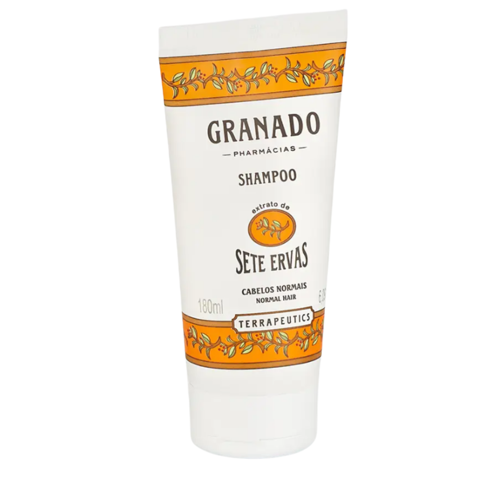 Shampoo Sete Ervas 180ml - Imagem 4
