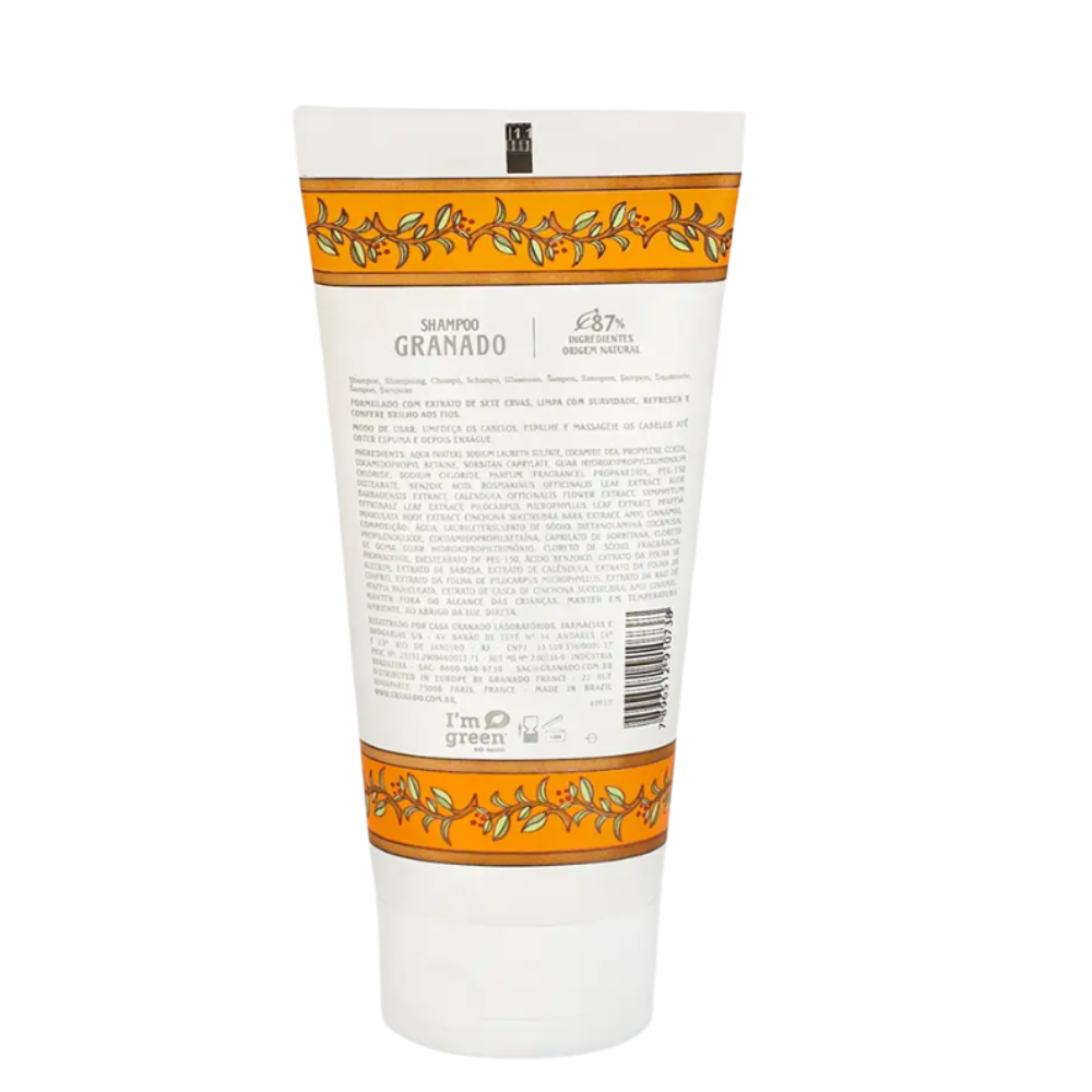 Shampoo Sete Ervas 180ml - Imagem 3