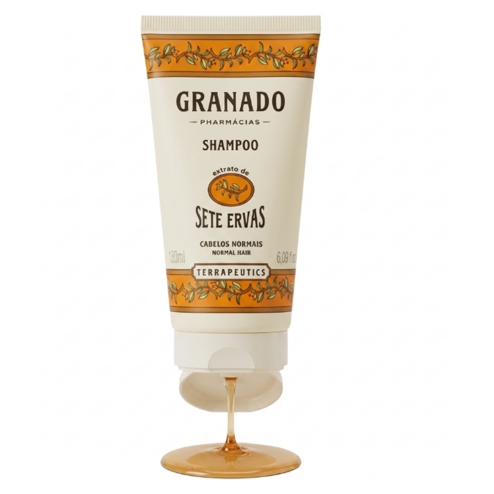 Shampoo Sete Ervas 180ml - Imagem 2