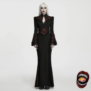 Vestido Longo Renda Preta