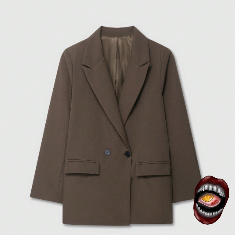 Blazer Marrom de Alfaiataria