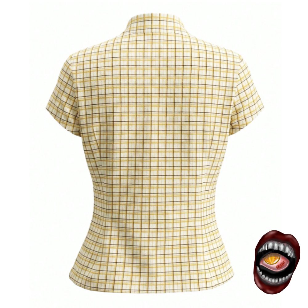 Camisa Xadrez Amarela - Imagem 2
