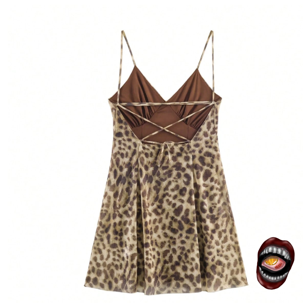 Vestido Animal Print de Oncinha - Imagem 3