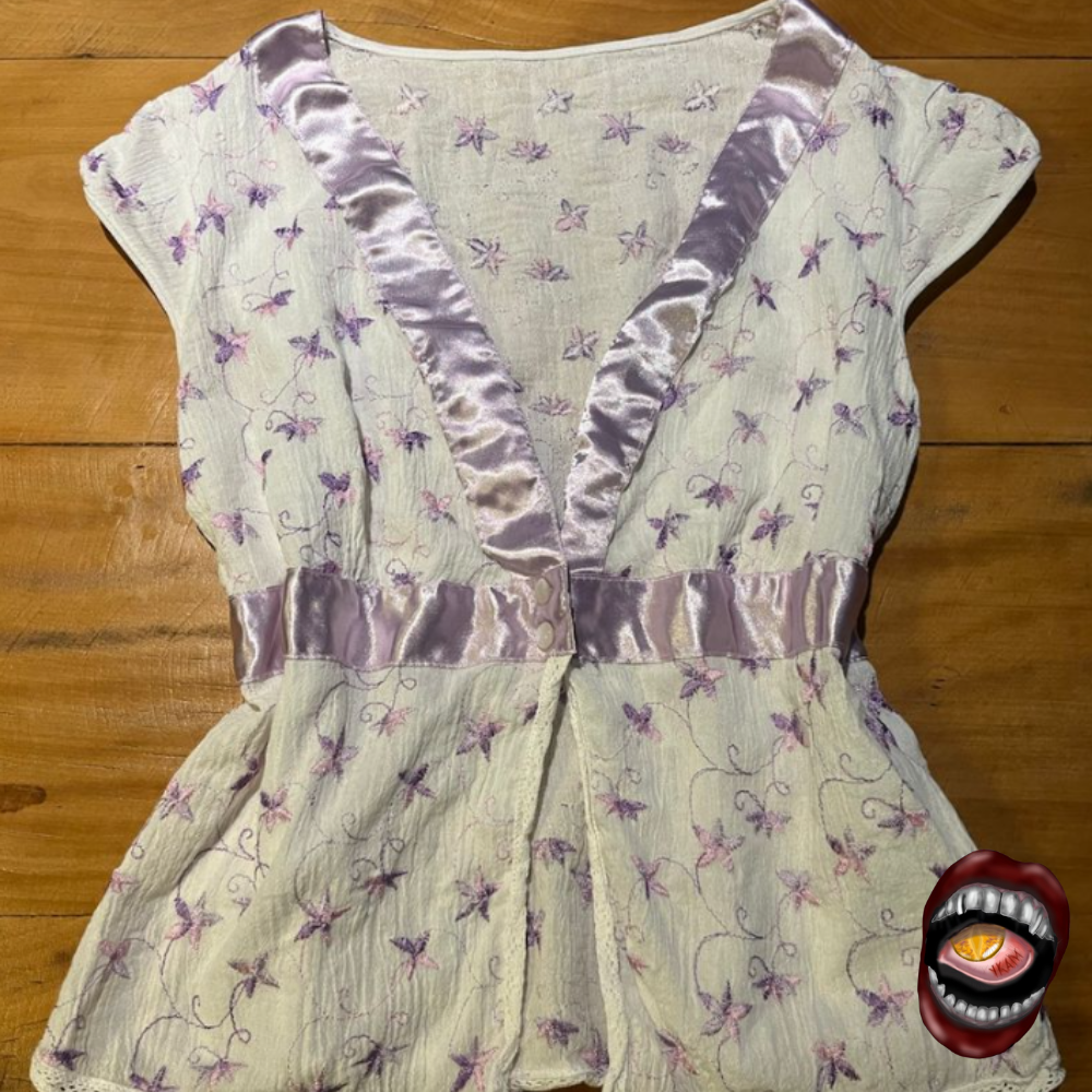 Blusa Floral Lilás
