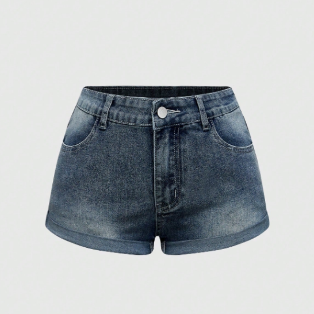 Shorts Bordado de Estrela nos Bolsos