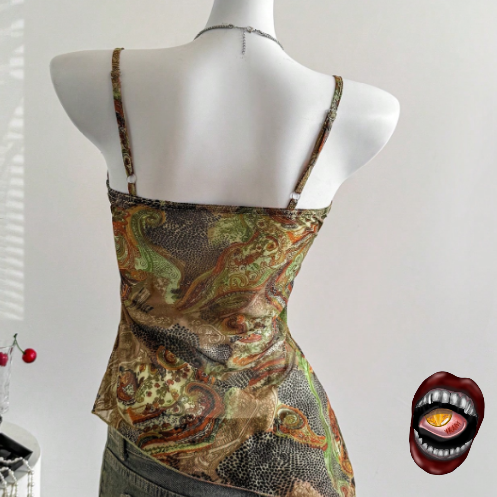 Regata Cropped Estampada - Imagem 2
