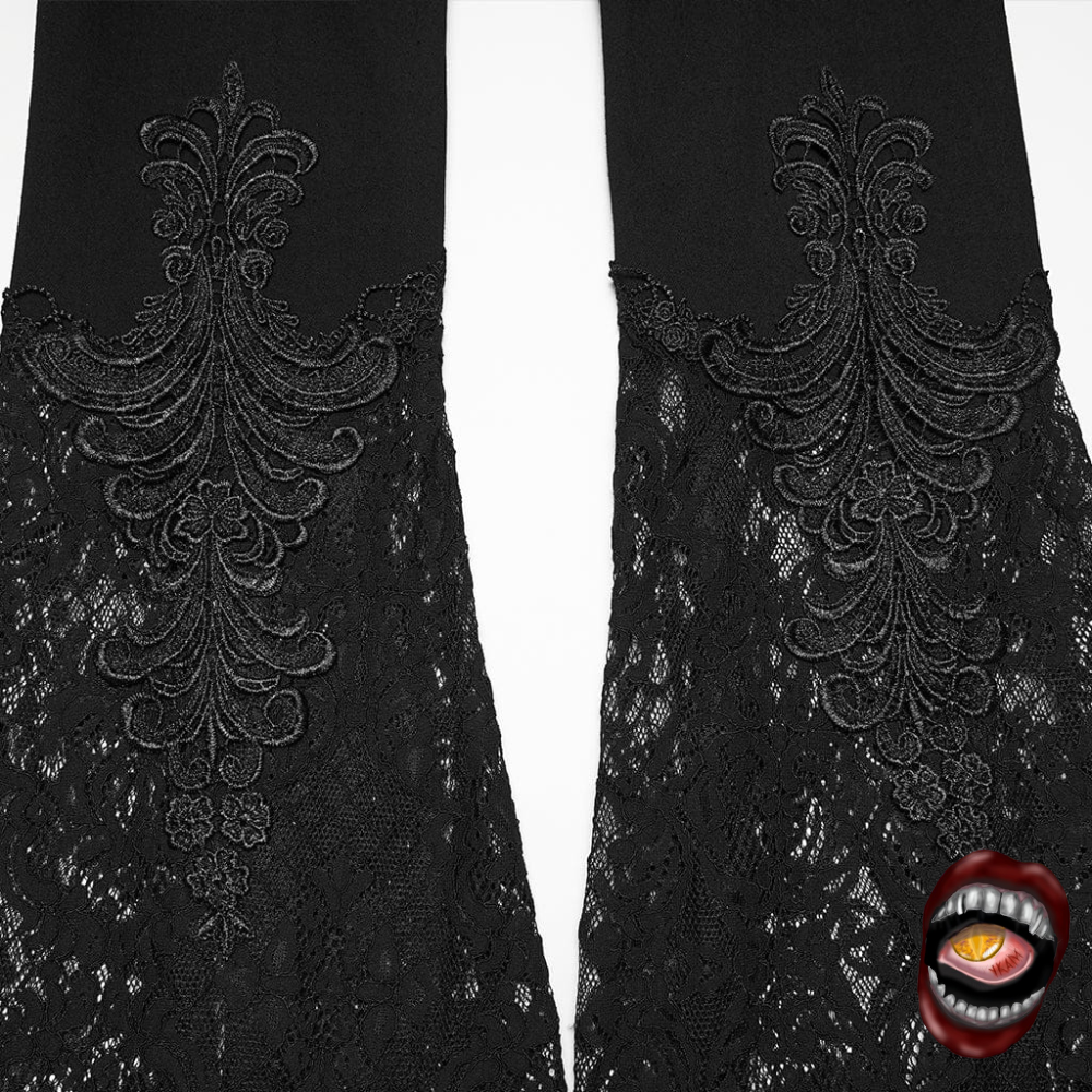 Calça Flare de Renda e Amarração - Imagem 2