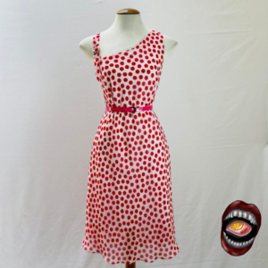 Vestido Vermelho e Branco