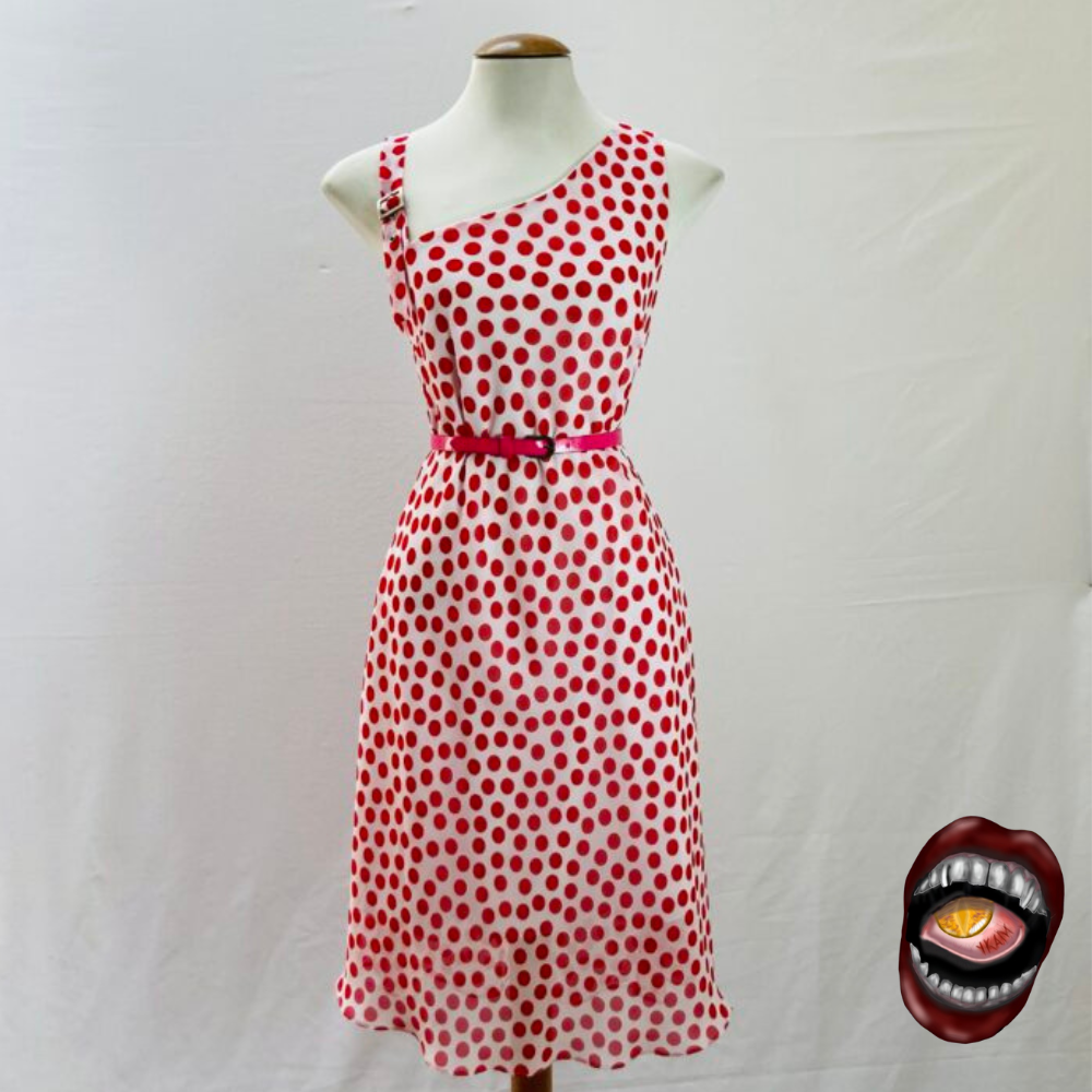 Vestido Vermelho e Branco