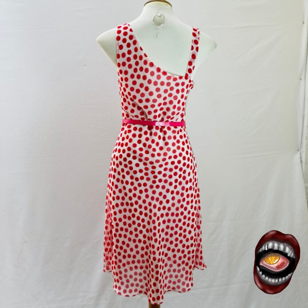 Vestido Vermelho e Branco - Imagem 3