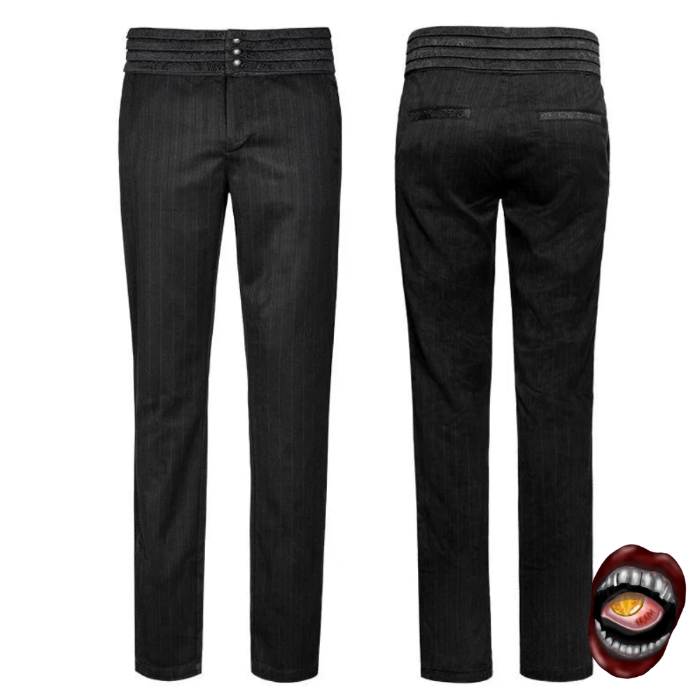 Calça com Botões Ornamentados e Apliques de Renda - Imagem 2