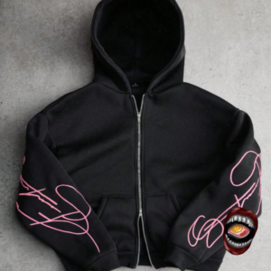 Moletom Zip-Up Oversized Black