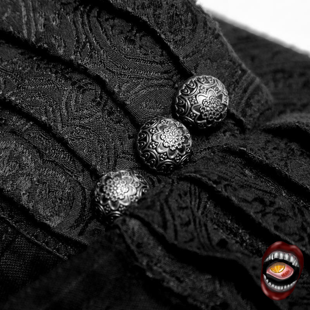 Calça com Botões Ornamentados e Apliques de Renda - Imagem 3
