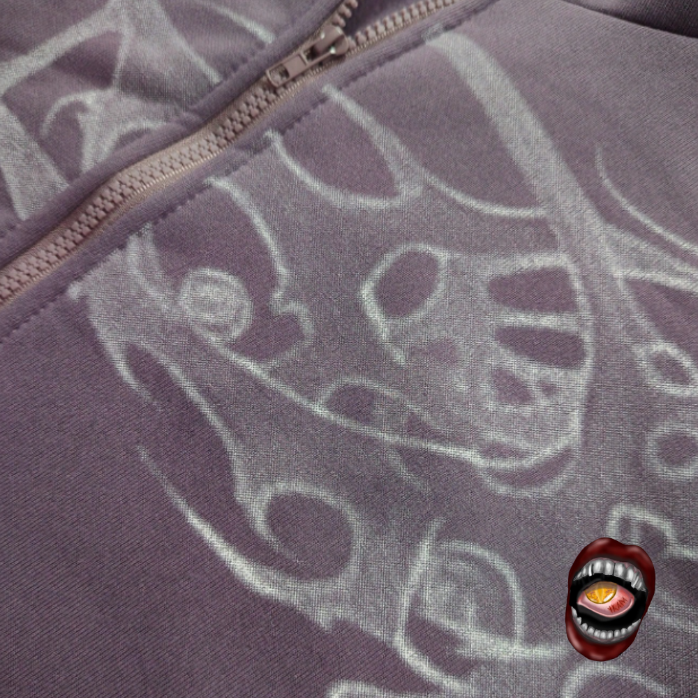 Moletom Zip-Up Roxo - Imagem 2