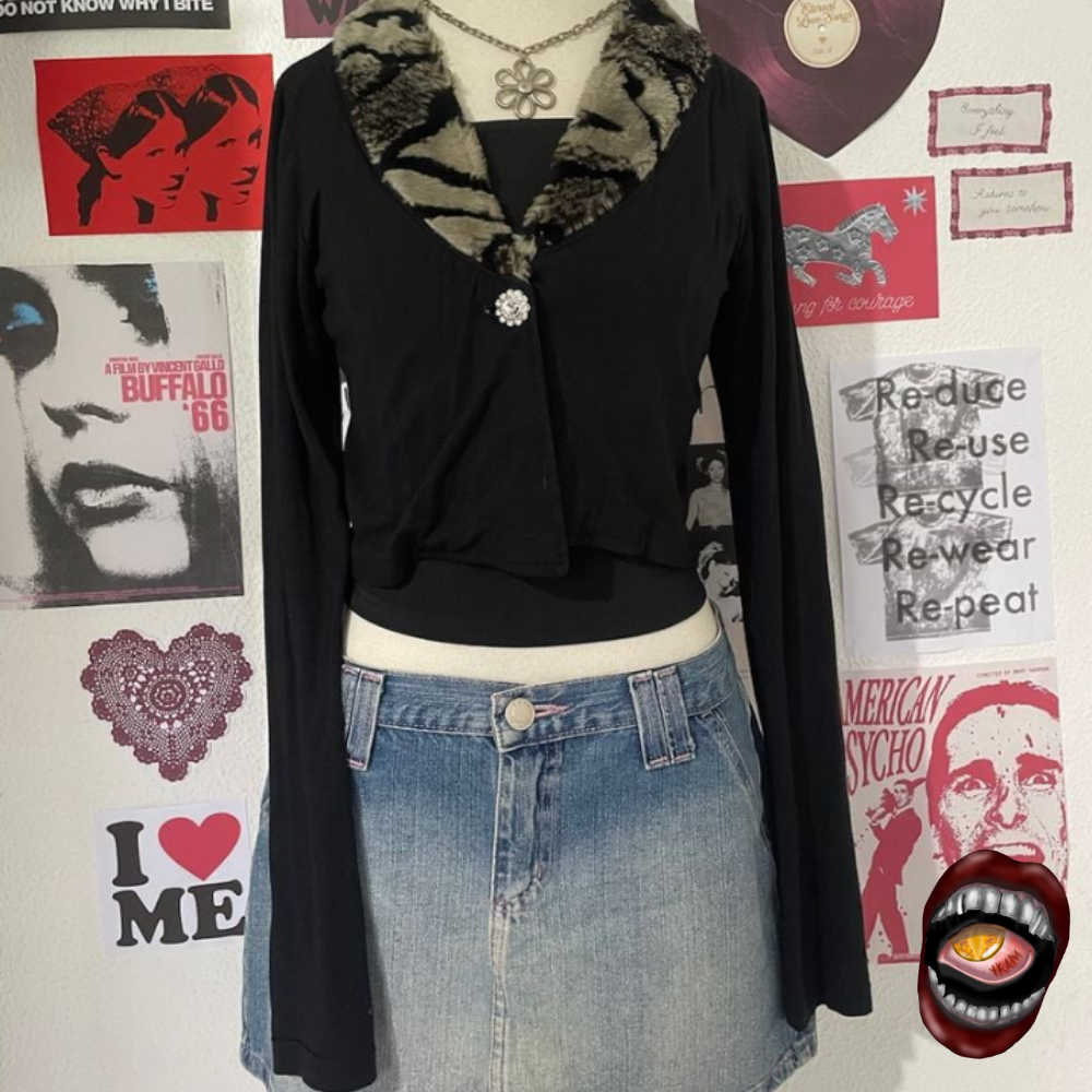 Cardigan Preto - Imagem 2