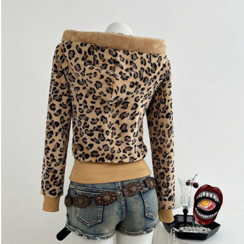 Jaqueta Moletom Animal Print - Imagem 3