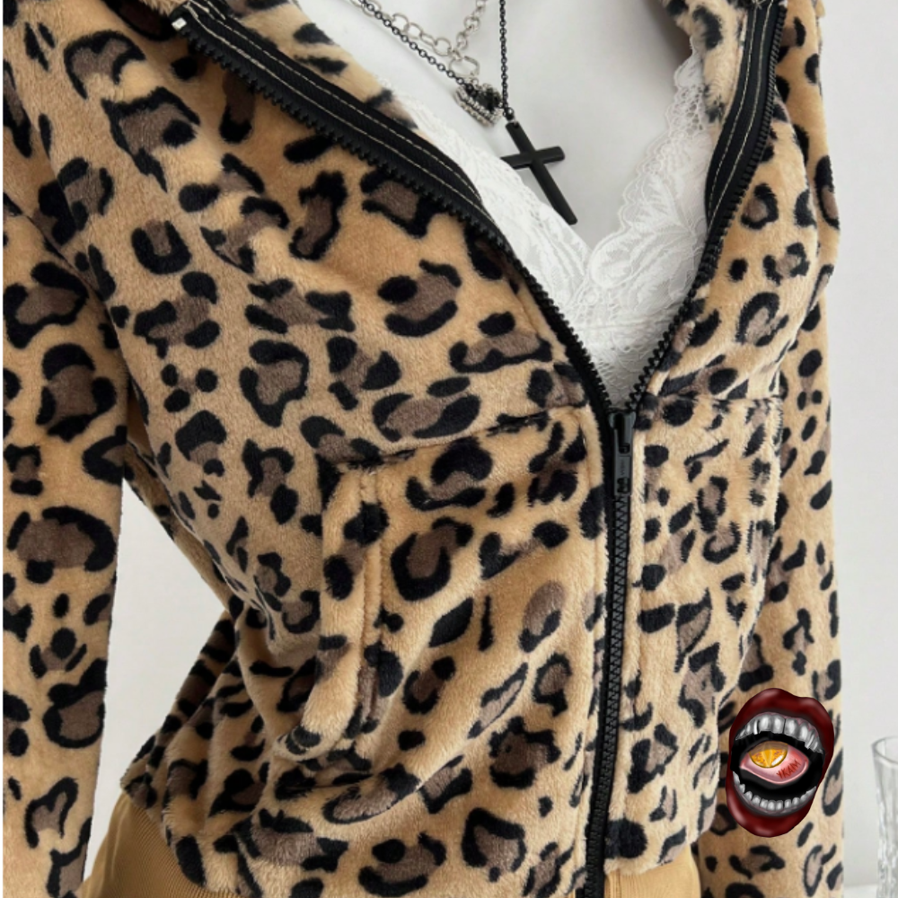 Jaqueta Moletom Animal Print - Imagem 2
