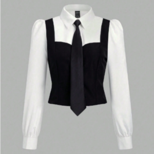 Blusa  Branca com Regata Corset