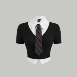 Camisa Branca com Colete