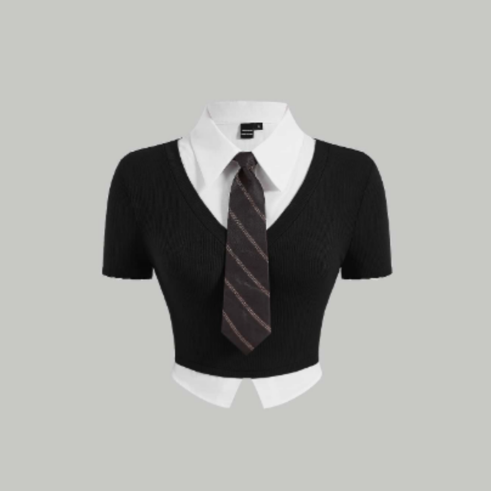 Camisa Branca com Colete