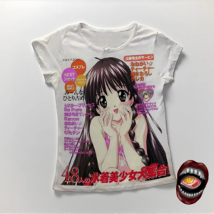 Camiseta Baby Look Anime