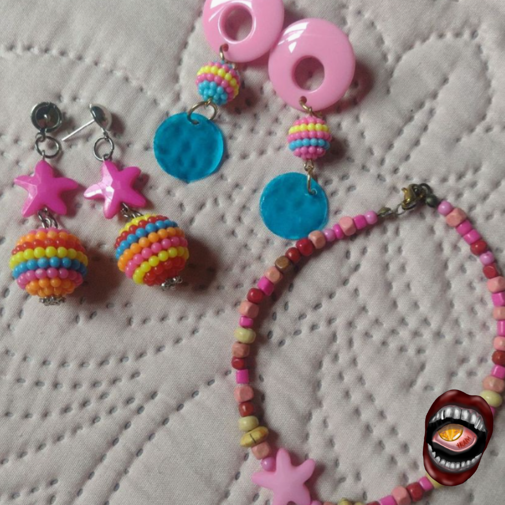 Conjunto de Acessórios Miçangas
