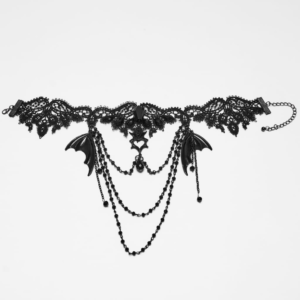 Choker Gótico com Correntes
