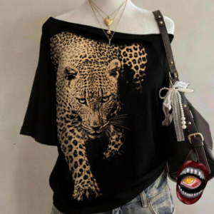 Camiseta de Ombro Caído